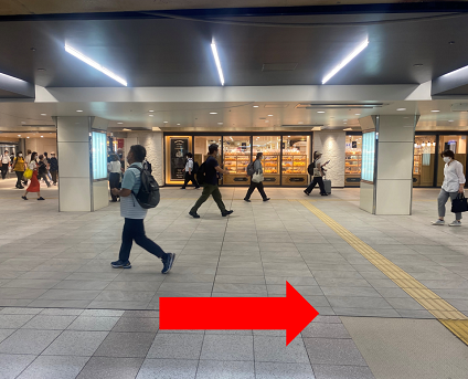 阪神梅田駅地東口改札