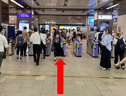 阪急梅田駅3階改札