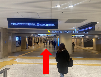 JR大阪駅からのルート